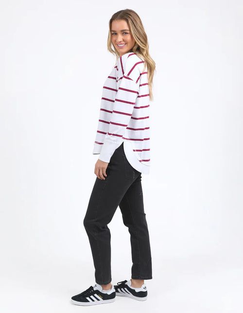 Farrah Long Sleeve - Beetroot Red