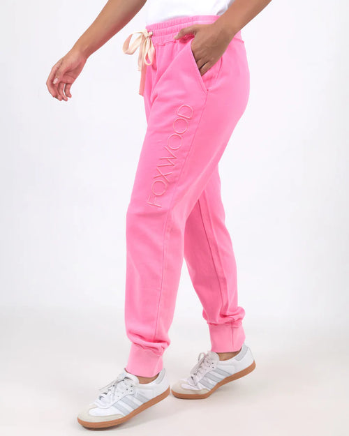 Simplified Pant - Neon Rose