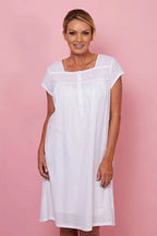 Cap Sleeve Nightie - Cambric