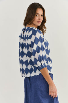 Linen Top - Harlequin