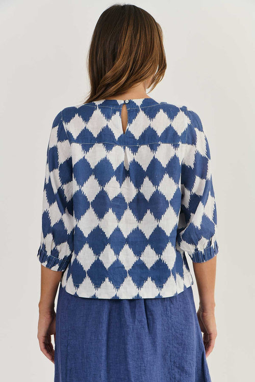 Linen Top - Harlequin
