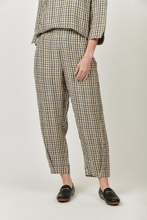 Linen Pants - Black Matrix