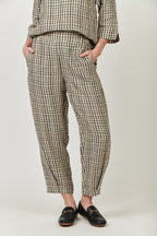 Linen Pants - Black Matrix