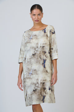 Linen Dress - Emperador