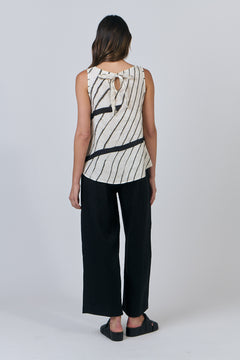 Sleeveless Linen Top - Isobars