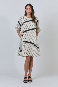 Lantern Sleeve Dress - Isobars