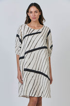 Lantern Sleeve Dress - Isobars