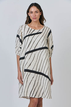 Lantern Sleeve Dress - Isobars