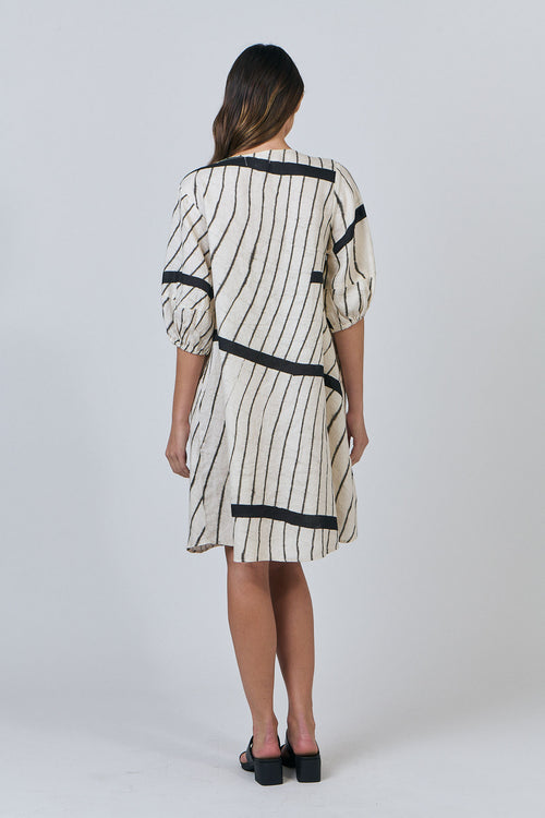 Lantern Sleeve Dress - Isobars