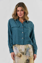 Cropped Jacket - Eucalyptus