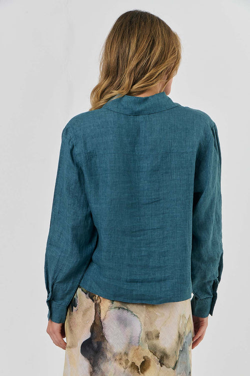 Cropped Jacket - Eucalyptus