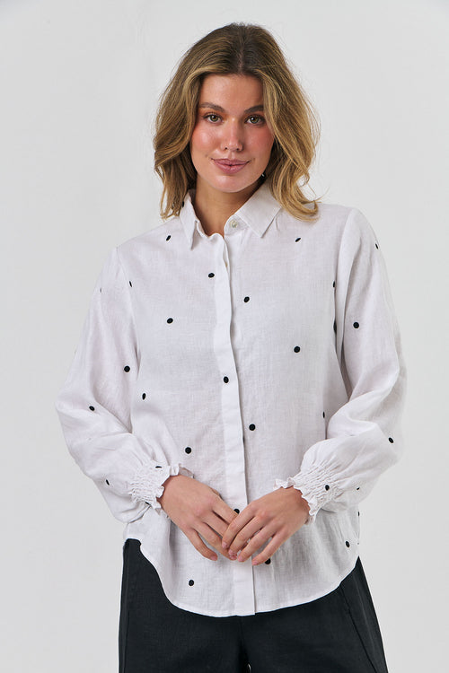 Button-through Top - Dalmatian
