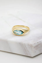 Gabi Ring - Blue Topaz