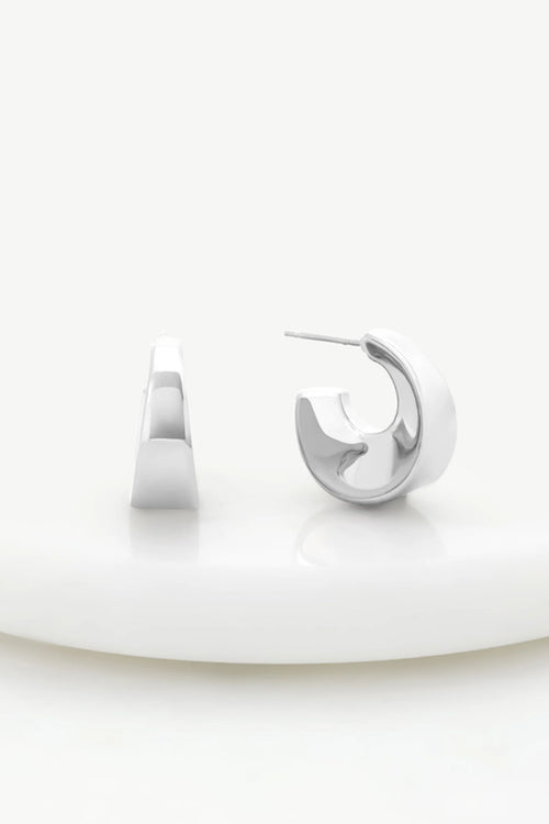 Harper Hoop - Silver