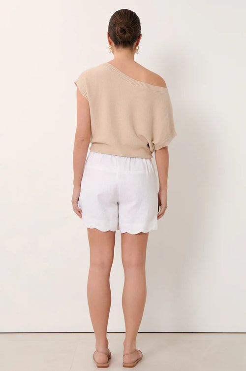 Haven Scalloped Hem Short