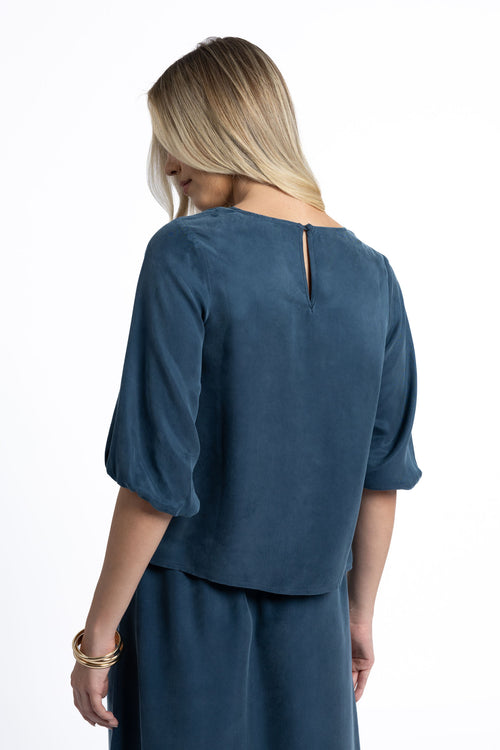 Ivy Blouse - Navy