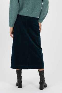 Billie Corduroy Skirt - Sea Green