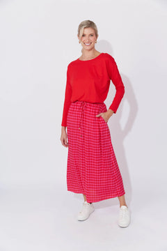 Casablanca Skirt - Chilli/Pink