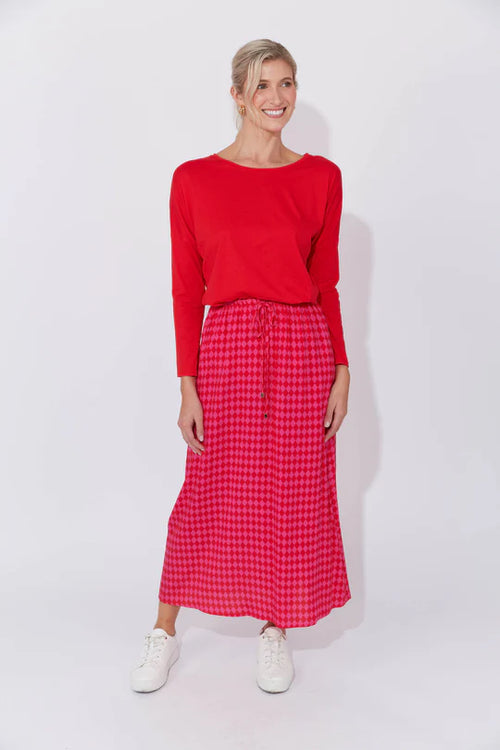 Casablanca Skirt - Chilli/Pink