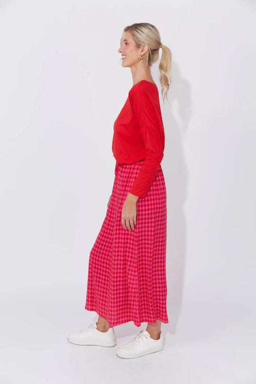 Casablanca Skirt - Chilli/Pink