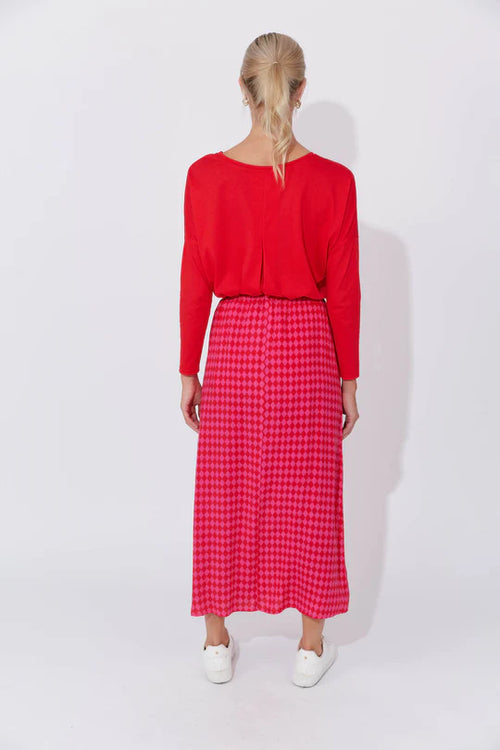 Casablanca Skirt - Chilli/Pink