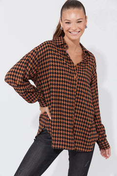 Casablanca Shirt - Kohl/Dune