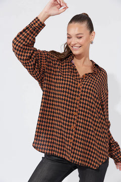 Casablanca Shirt - Kohl/Dune