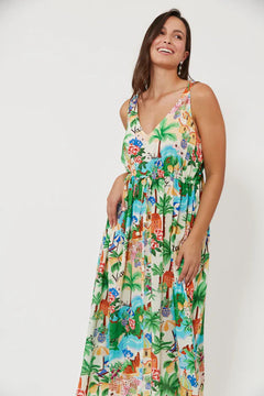Isola Tank Maxi Dress - Capri