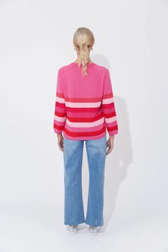 Florida Stripe Jumper - Pink