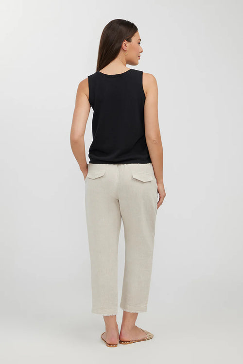 Lido Linen Pants - Natural