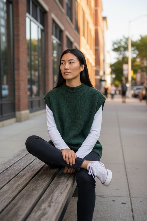 Monet Vest - Green