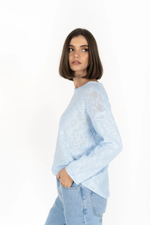 Sofia Sweater - Powder Blue