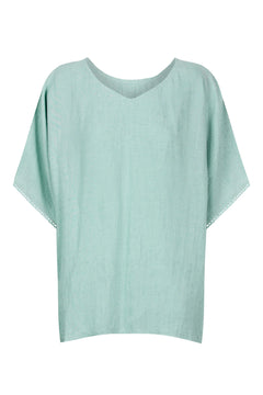 Amelie Relaxed Top -Seafoam