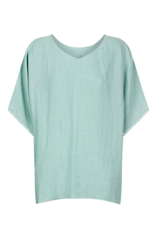 Amelie Relaxed Top -Seafoam