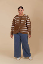 Juno Stripe Reversible Cardigan