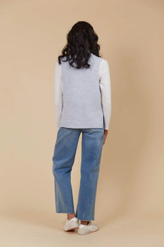 Luna Knit Vest - Sky