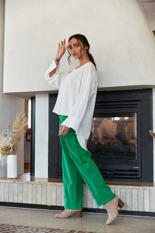 Panorama Blouse - Dove