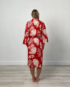 Leaf Red Kimono