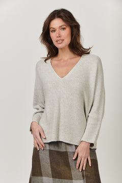 Cotton Jumper - Silver