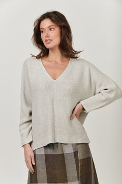Cotton Jumper - Silver