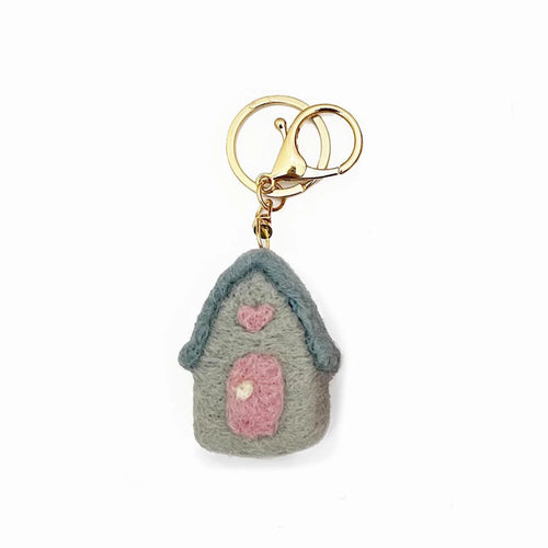 Felt Keychain - House