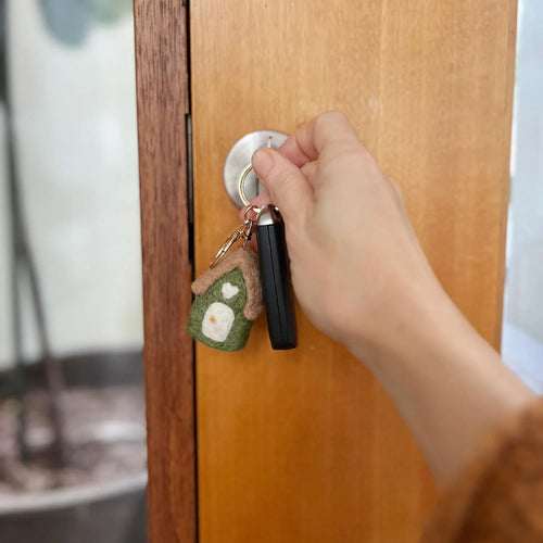 Felt Keychain - House