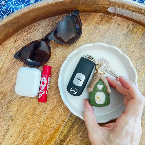 Felt Keychain - House