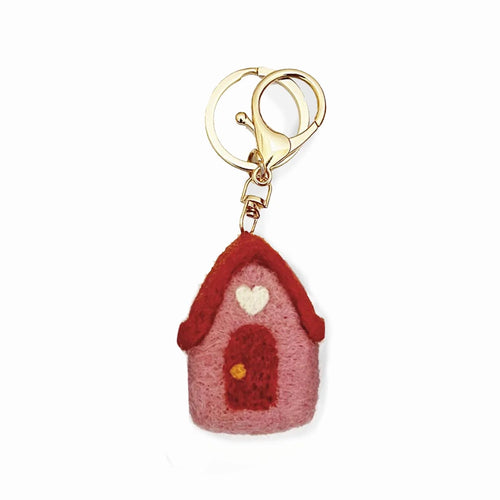 Felt Keychain - House