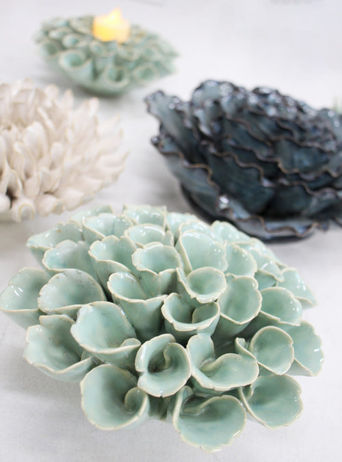 Ceramic Flower - Mist