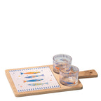 Fish 3pc Snack Bowl & Tray Set