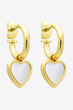 Andie Mother of Pearl Earrings - Gold