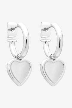 Andie Mother of Pearl Earrings - Silver