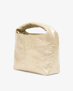 Linton Crossbody Bag - Light Gold Crinkle