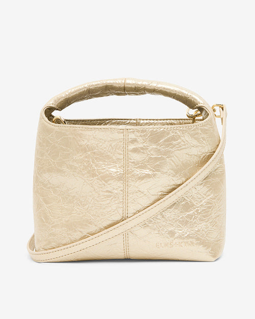 Linton Crossbody Bag - Light Gold Crinkle